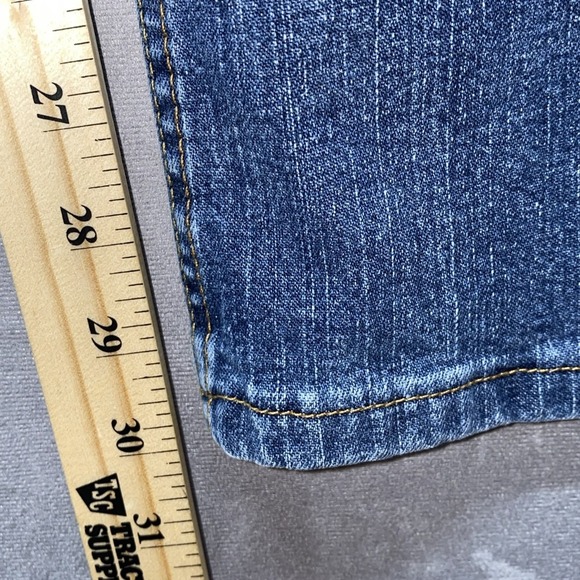 Lee Riders Jeans Womens 18M Blue Denim Straight Leg Classic Five-Pocket Stretch - Picture 14 of 16